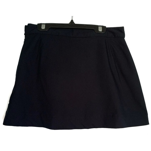 Reebok Black Athletic Skirt Golf Tennis Short Athletic Summer Pleated Zip Small - Picture 2 of 12
